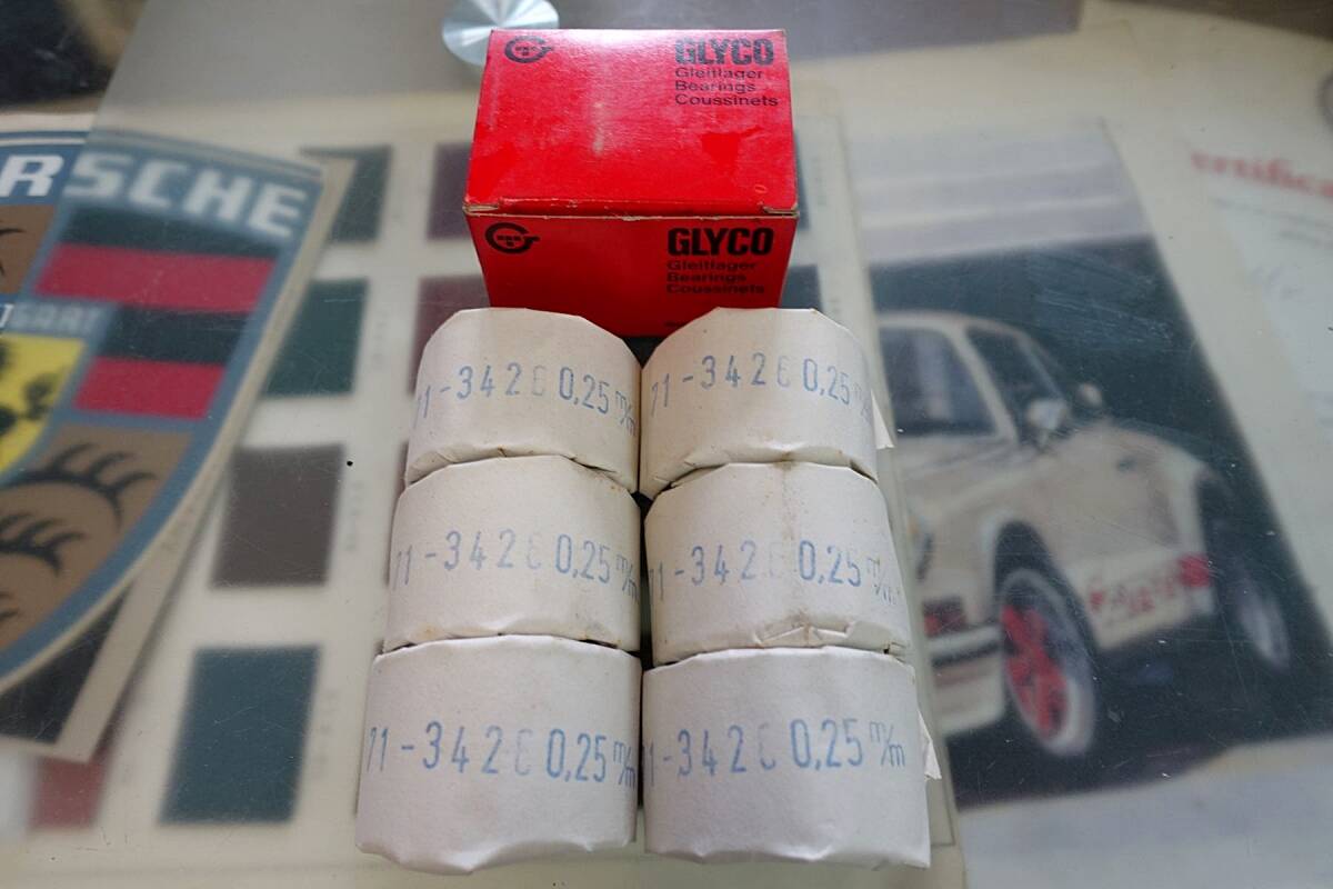 売切15 最終 ポルシェ 911SC コンロッドベアリングセット 0.25 GLYCO OEM 新品拍卖