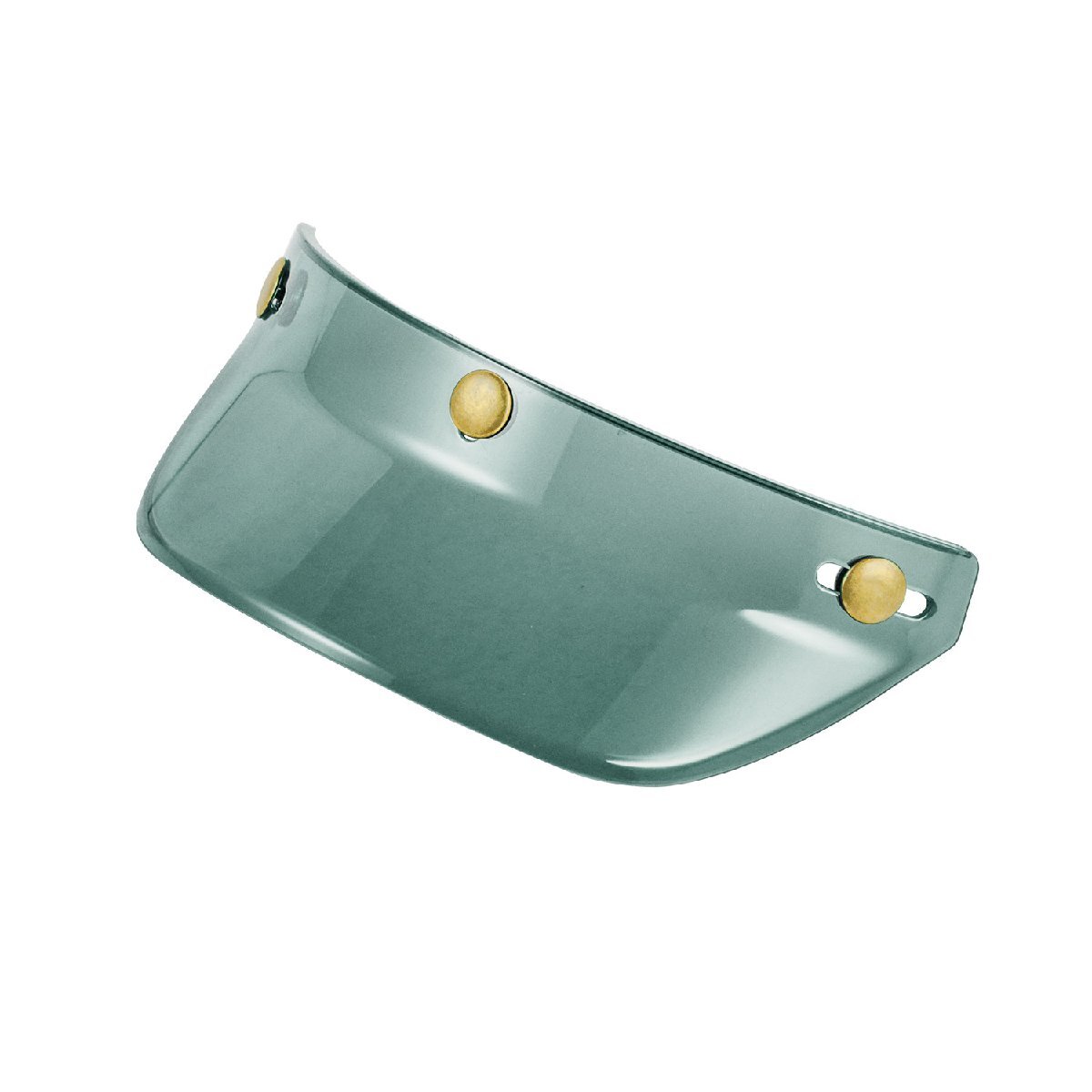 ヘルメットバイザー クリアグレー バイク スモールジェット 日差し対策 雨対策 簡単装着 カスタム ドレスアップ 3スナップボタン拍卖