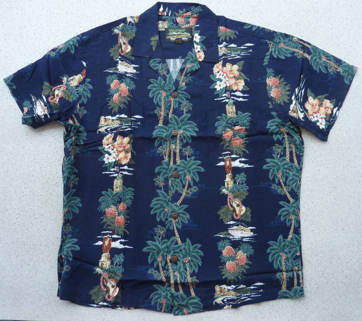 ハワイ製「Hawaian Reserve COLLECTION」ビンテージ伝統柄 M拍卖