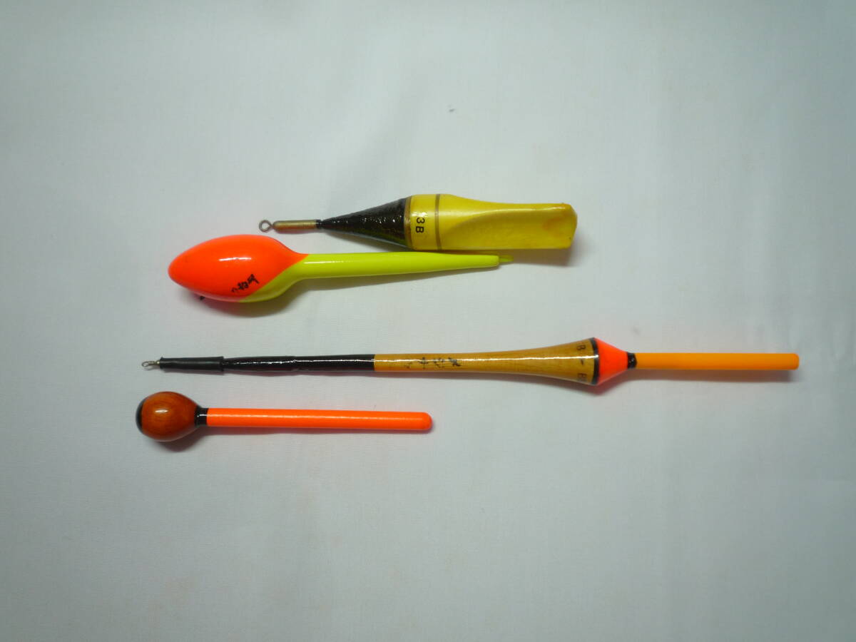 NO.77 釣研寝浮 メジナB-BB 棒ウキ3B 寝浮き 全部で4個 拍卖