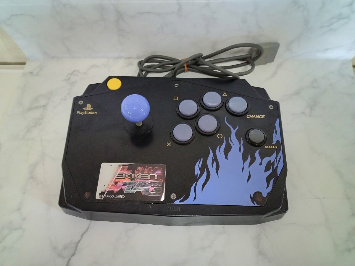 K4645 HORI TEKKEN TAG STICK PlayStation 鉄拳タッグスティック ゲームコントローラ /ホリ/プレイステーション/動作未確認 現状品 JUNK 拍卖