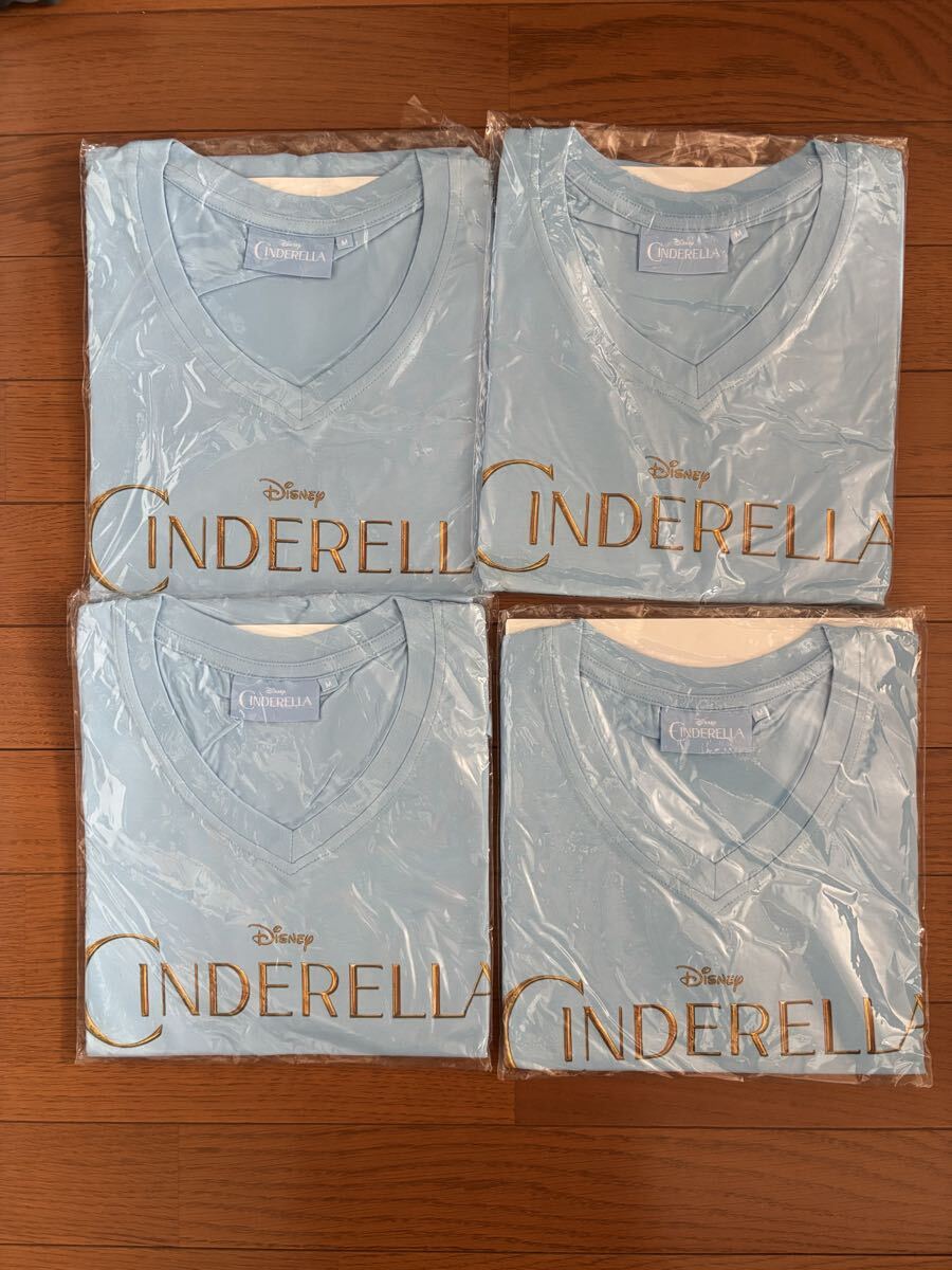 【4枚まとめ】新品未使用 Disney シンデレラ 半袖Tシャツ Mサイズ 拍卖