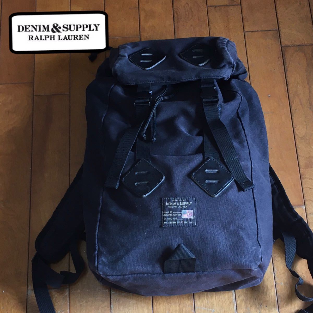 ★【 DENIM & SUPPLY 】★ラルフローレン ミリタリー テイスト デイパック リュックサックス ★拍卖