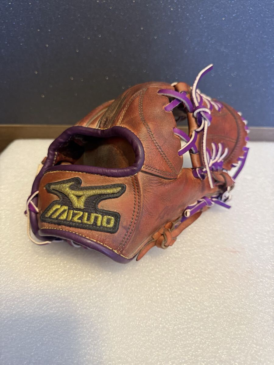 ★最高級★ ミズノプロ 硬式 内野手 ヘリ革交換 全紐交換 グリス交換拍卖