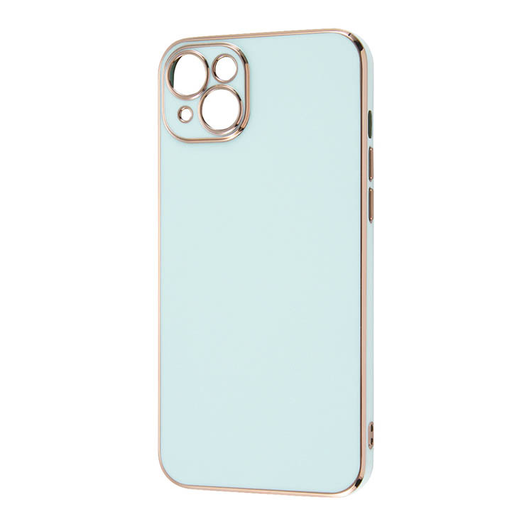 iPhone 14Plus スマホ ケース カバー カメラ 保護 ライト ブルー x ピンク ゴールド レンズ 耐衝撃 頑丈 ストラップホール拍卖