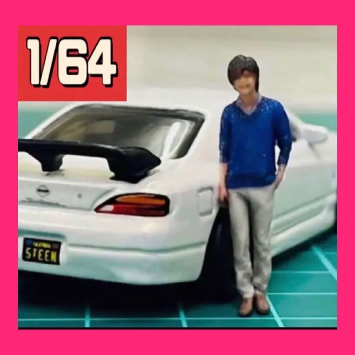 1/64★男性★フィギュア★リアルフィギュア★3Dフィギュア★ミニカーに★ジオラマに★ミニチュアイメージ★完成品★塗装済完成品拍卖