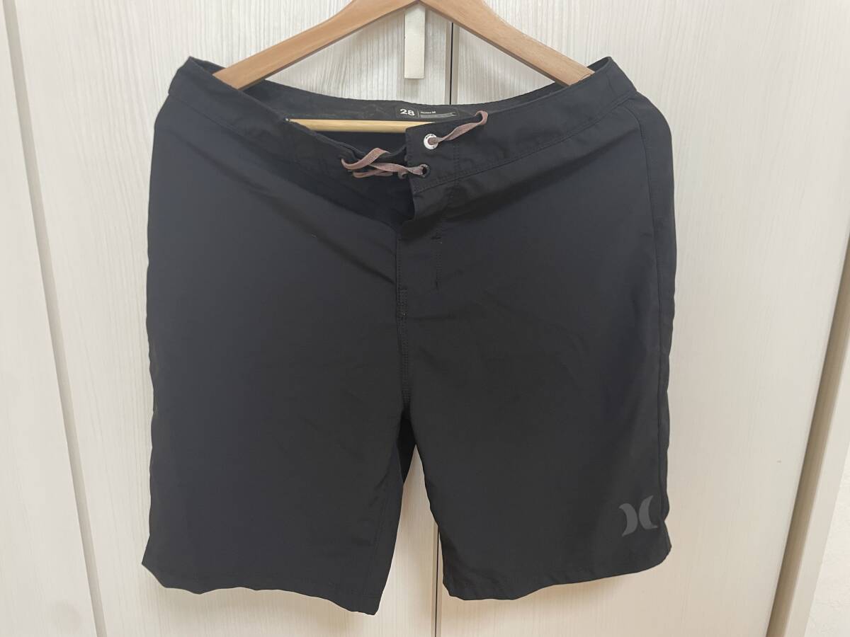 Hurleyハーレー サーフトランクス ボードショーツ水着 M ONE AND ONLY SOLID 20 黒 ブラック拍卖