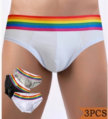 3枚セット コットン三色ブリーフ M(72)未使用拍卖