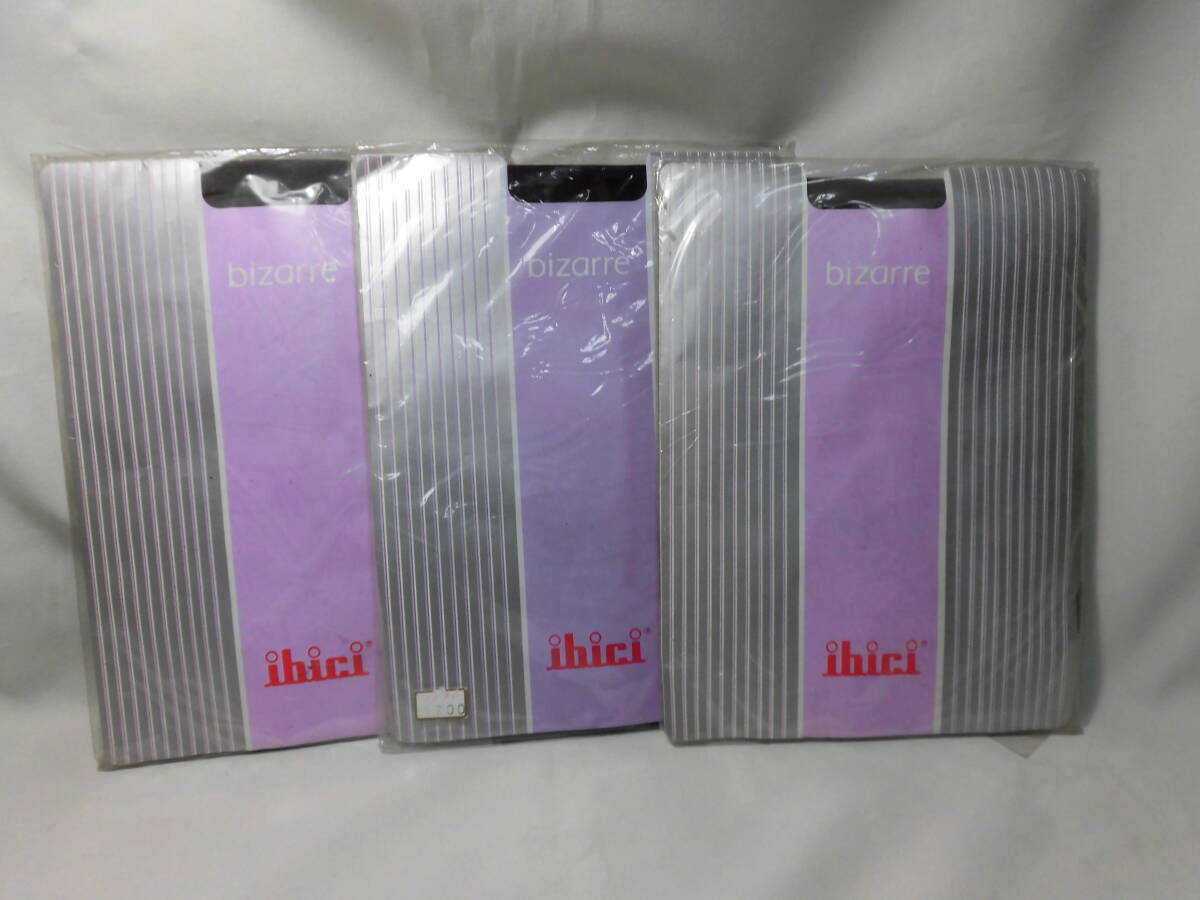 レトロ イタリア製 3足セット ibici イビチ  bizarre パンティストッキング 未使用 長期保管品 903拍卖