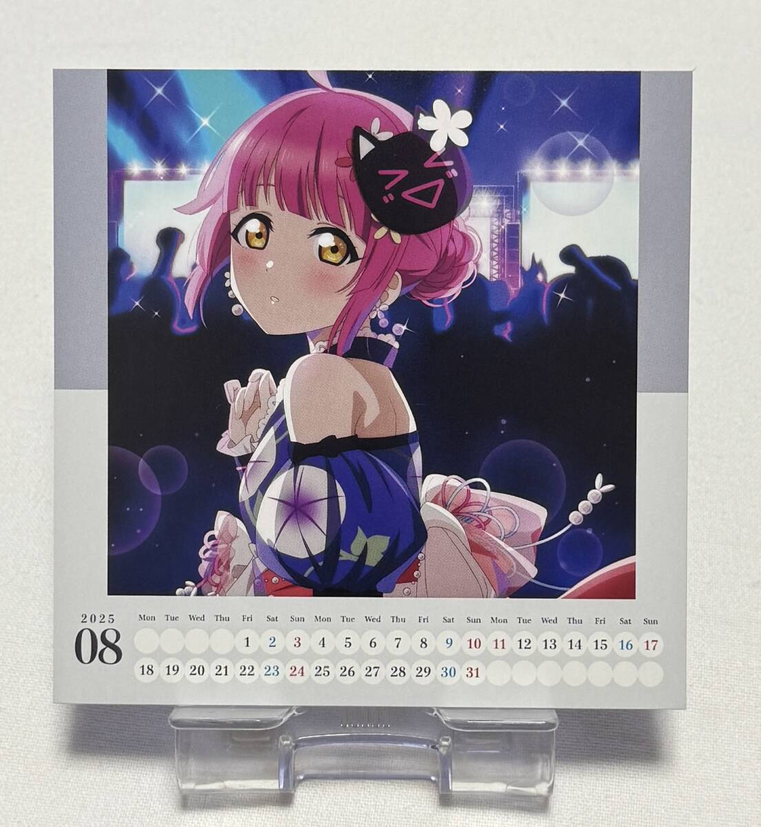 【ラブライブ!虹ヶ咲学園スクールアイドル同好会】NIJIGAKU Monthly Songs♪8月度シングル SUMMER WARNING 特典カレンダーカード拍卖