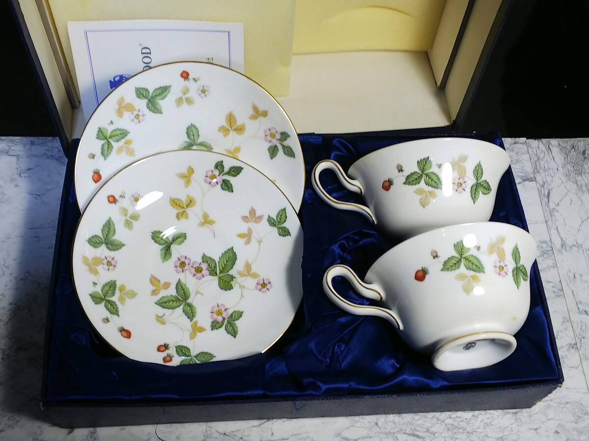 918●WEDG WOOD 未使用 カップ&ソーサー セット拍卖