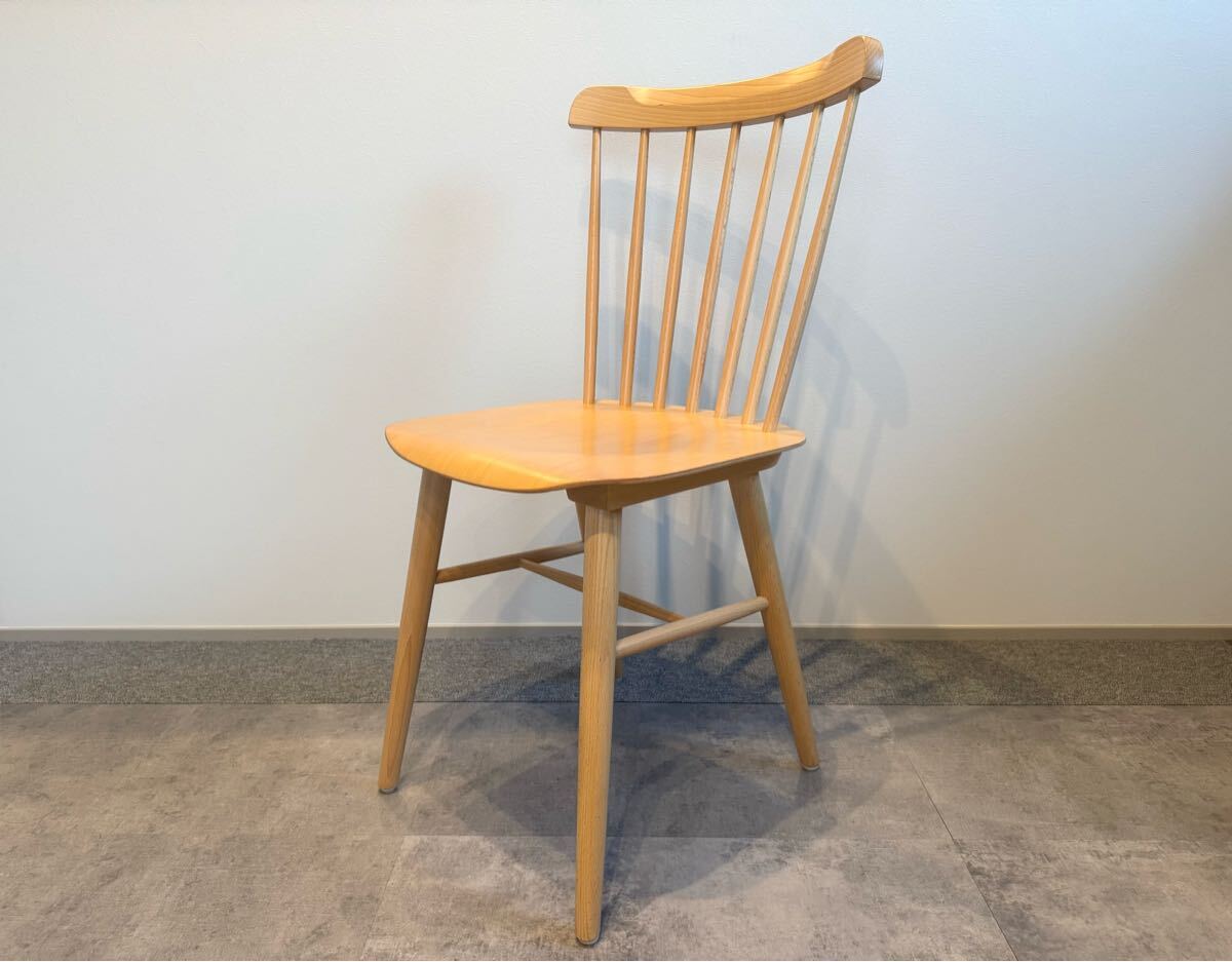 超美品!! TON TO-35 natural アイロニカチェア ダイニングチェア チェコ ウィンザーチェア 北欧 椅子 家具 インテリア拍卖