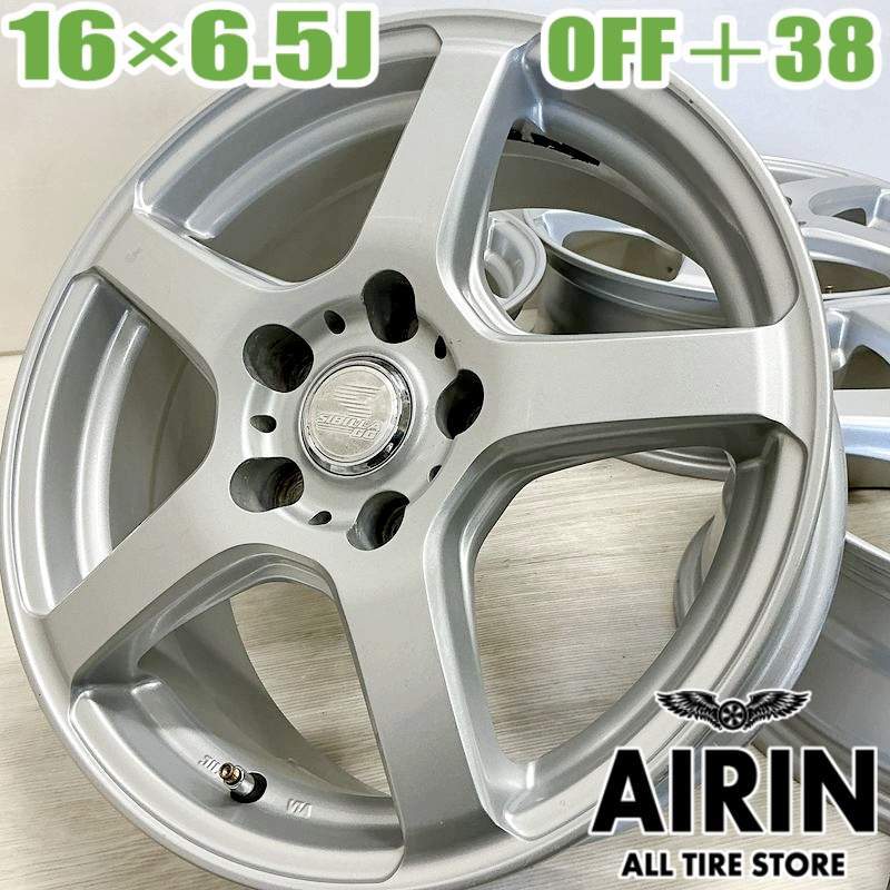 中古 アルミホイール 16インチ SIBILLA GG 4本セット カムリ CX-30 リーフ エクリプスクロス ジェイド などに アルミ ホイール拍卖