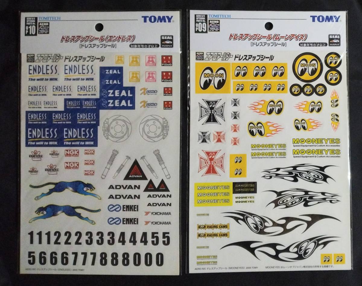2種セット/ 未使用 /未開封品//トミーテック/ エアロRC ドレスアップシール/エンドレス/ムーンアイズ/拍卖