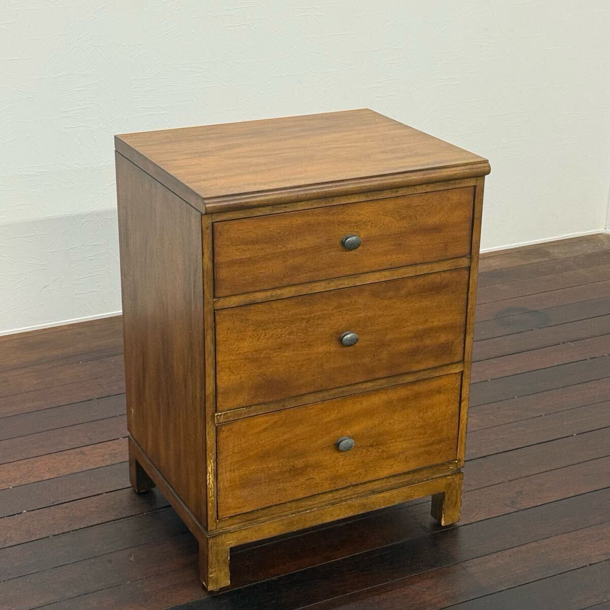 H17K77c ETHAN ALLEN イーセンアーレン キャビネット ローチェスト 引き出し収納 木製 飾り棚 サイドボード チェスト IDC大塚家具拍卖