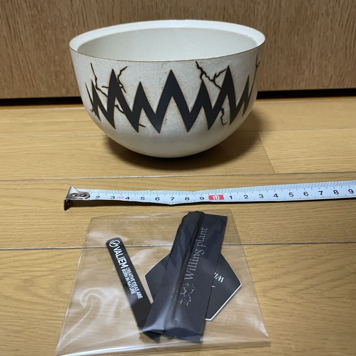 別注 レア 限定 VALIEM バリエム Willing plant ウィリングプラント MONSTER MOUSE BONE Lサイズ モンスター マウス 鉢 陶器鉢 植木鉢 新品拍卖