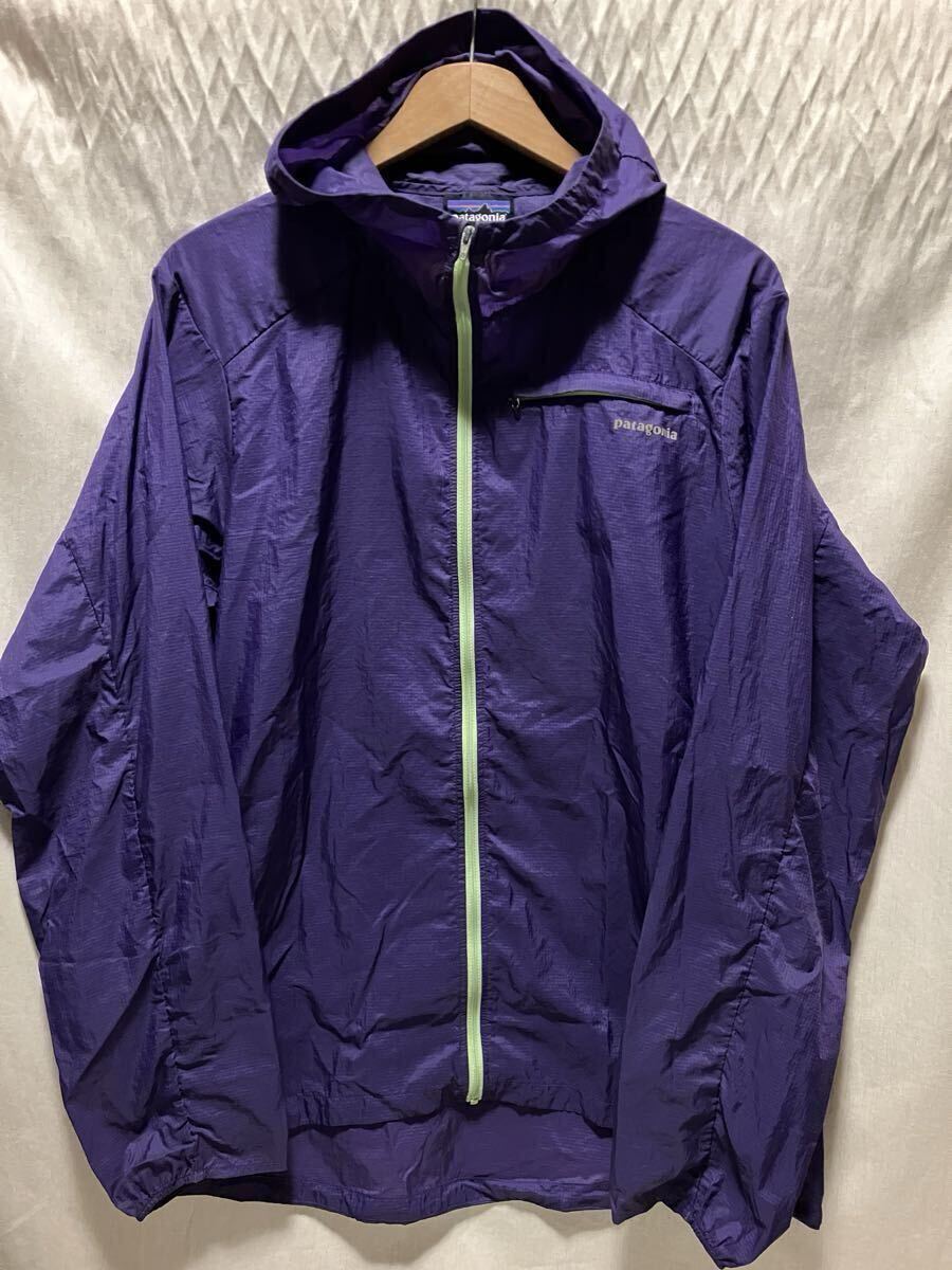 patagonia フーディニジャケット L FA13 PUR 廃番希少品 HOUDINI ナイロン パーカー フーディーニ ランニング ウィンドブレーカー コーチ拍卖