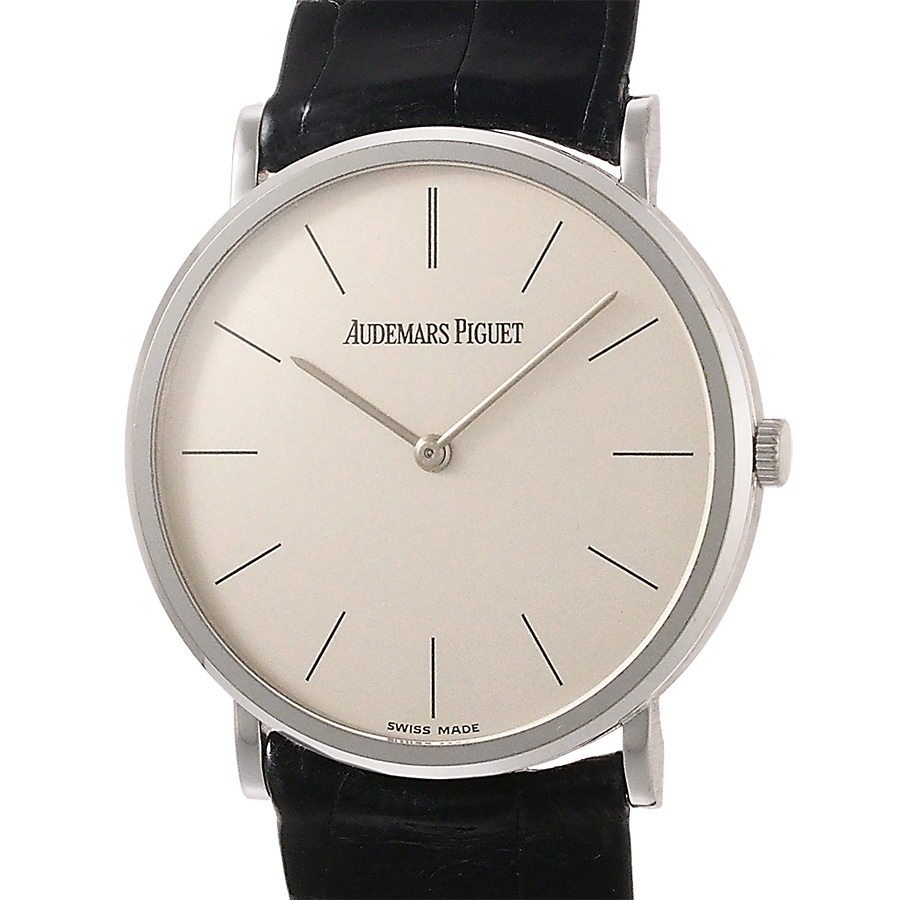 オーデマピゲ エクストラフラット ラウンドウォッチ K18WG拍卖