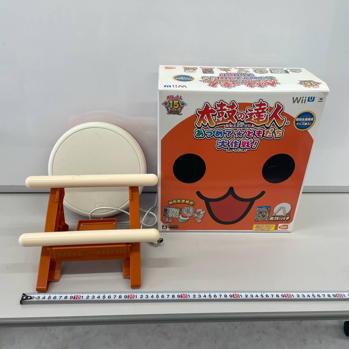 BANDAI NAMCO Games バンダイナムコゲームス WiiU 太鼓の達人 あつめて★ともだち大作戦 初回生産限定盤 太鼓とバチのみ 中古拍卖