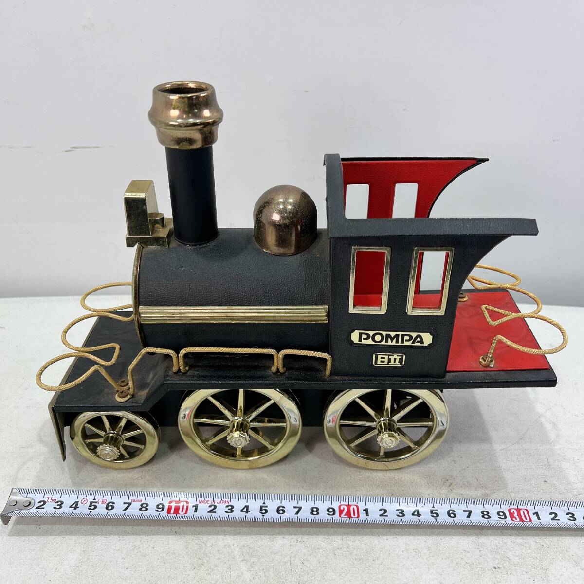 日立ソリッドステート キドカラー POMPA ポンパ デカンタ オルゴール 機関車 酒器 昭和レトロ アンティーク ビンテージ 中古拍卖