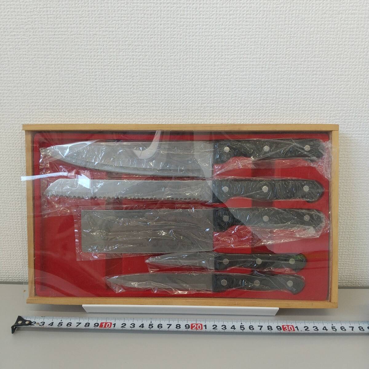 刀匠羅楓 高級料理包丁 包丁セット 5本 ステンレス STEMLESS STEEL 未使用拍卖