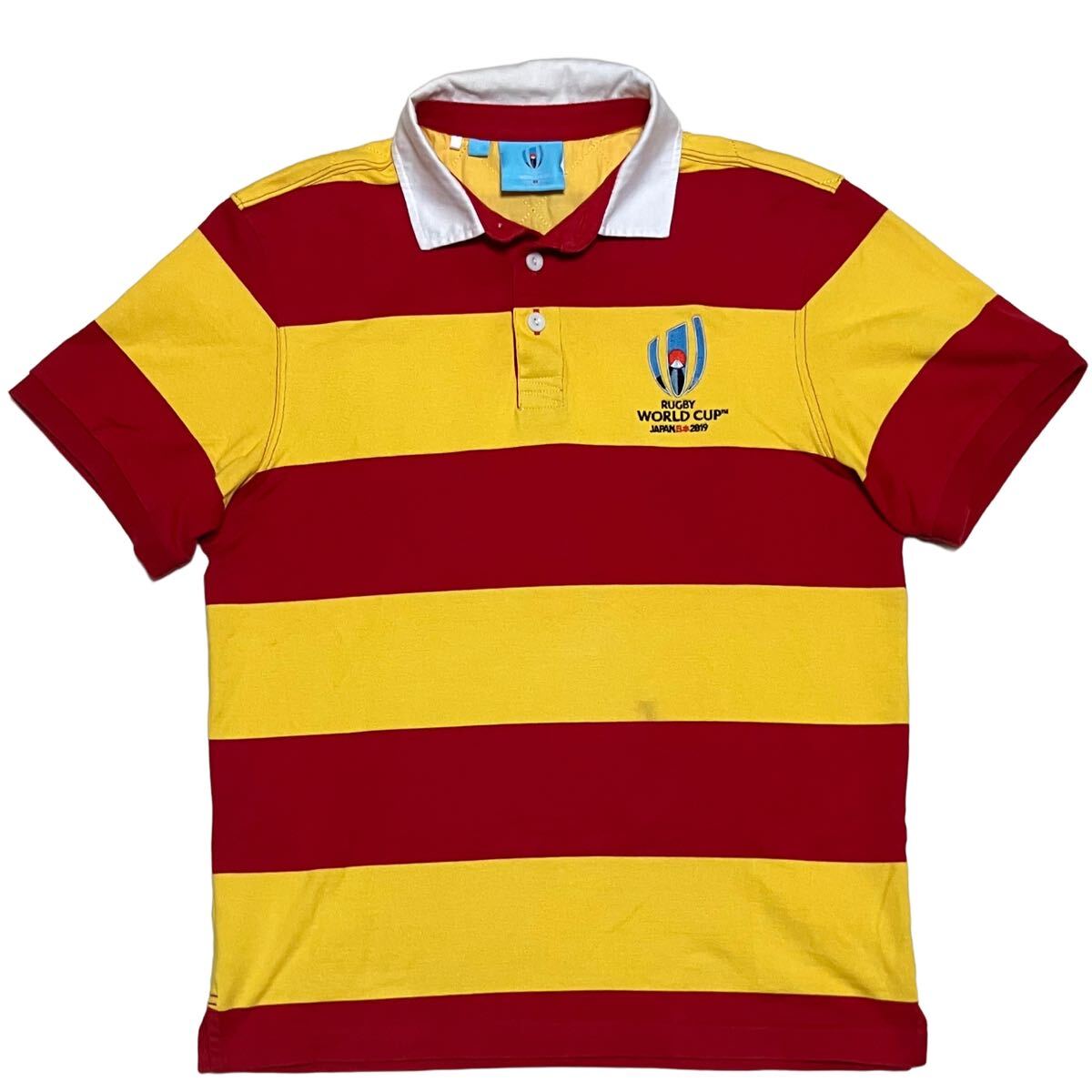 送料無料 大きめ ラグビー 2019 日本 ワールドカップ ラガーシャツ拍卖