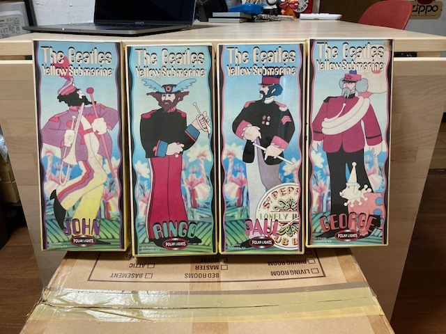 POLAR LIGHTS THE BEATLES 四体セット新品未開封!拍卖