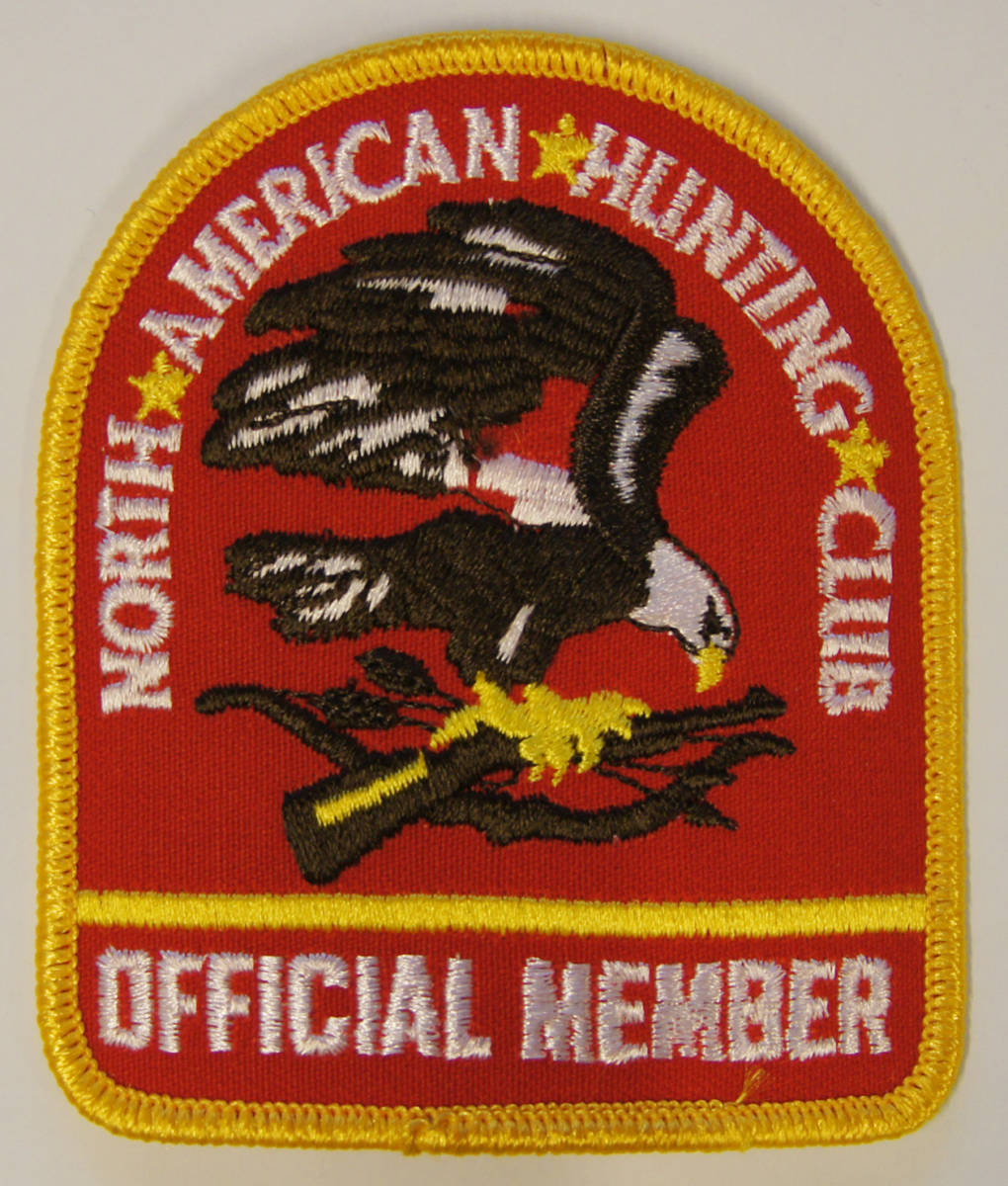 安価★刺繍 アイロン ワッペン★北米狩猟クラブ 鷲 アメリカ拍卖