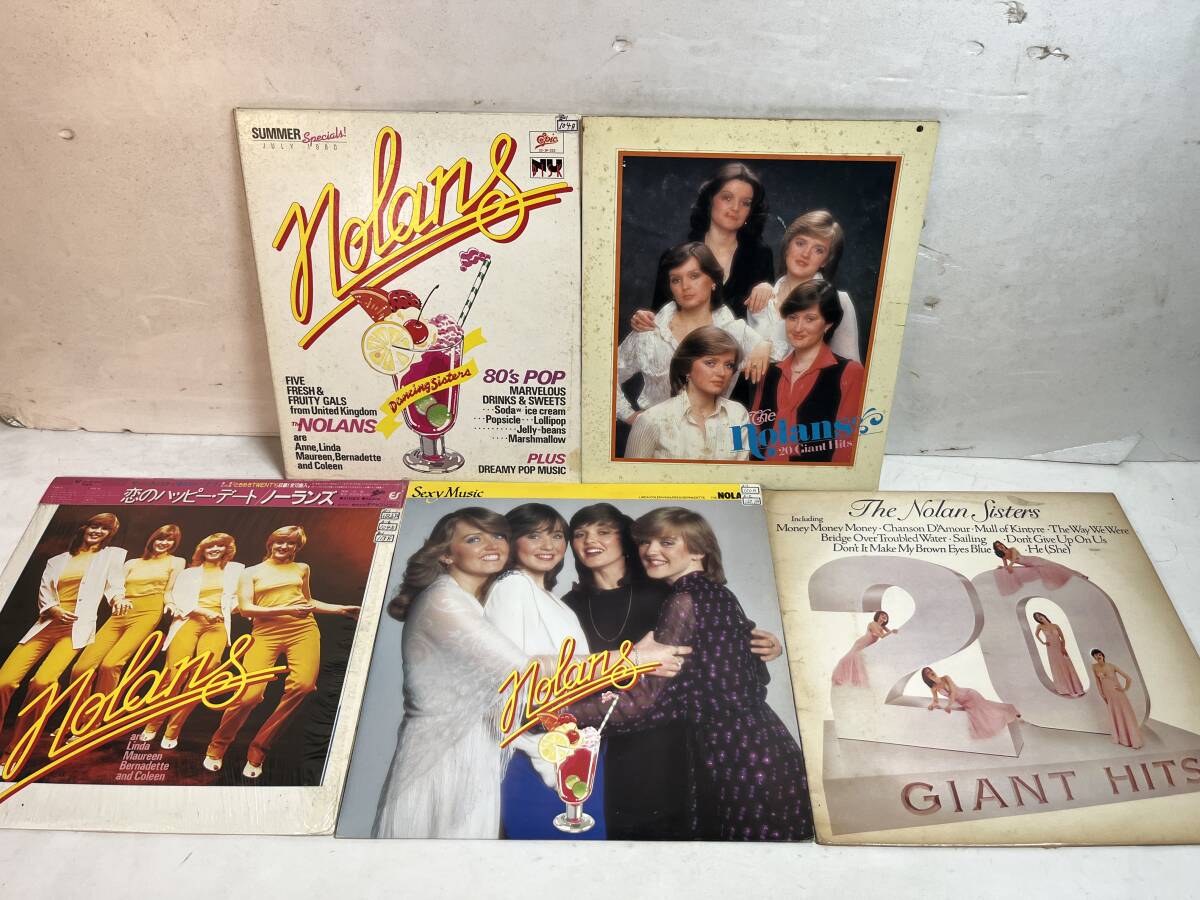 50822S 10inch+12inch LP★THE NOLANS 5点セット★ DANCING SISTERS / 20 GIANT HITS / MAKING WAVES / SEXY MUSIC / THE NOLAN SISTERS拍卖
