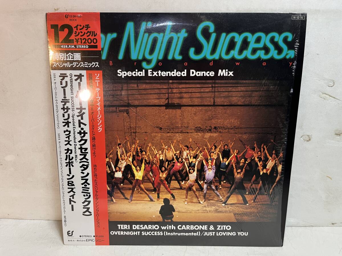 50823S 美盤 帯付12inch EP★ TERI DESARIO with CARBONE & ZITO / OVERNIGHT SUCCESS ★12・3H-155拍卖