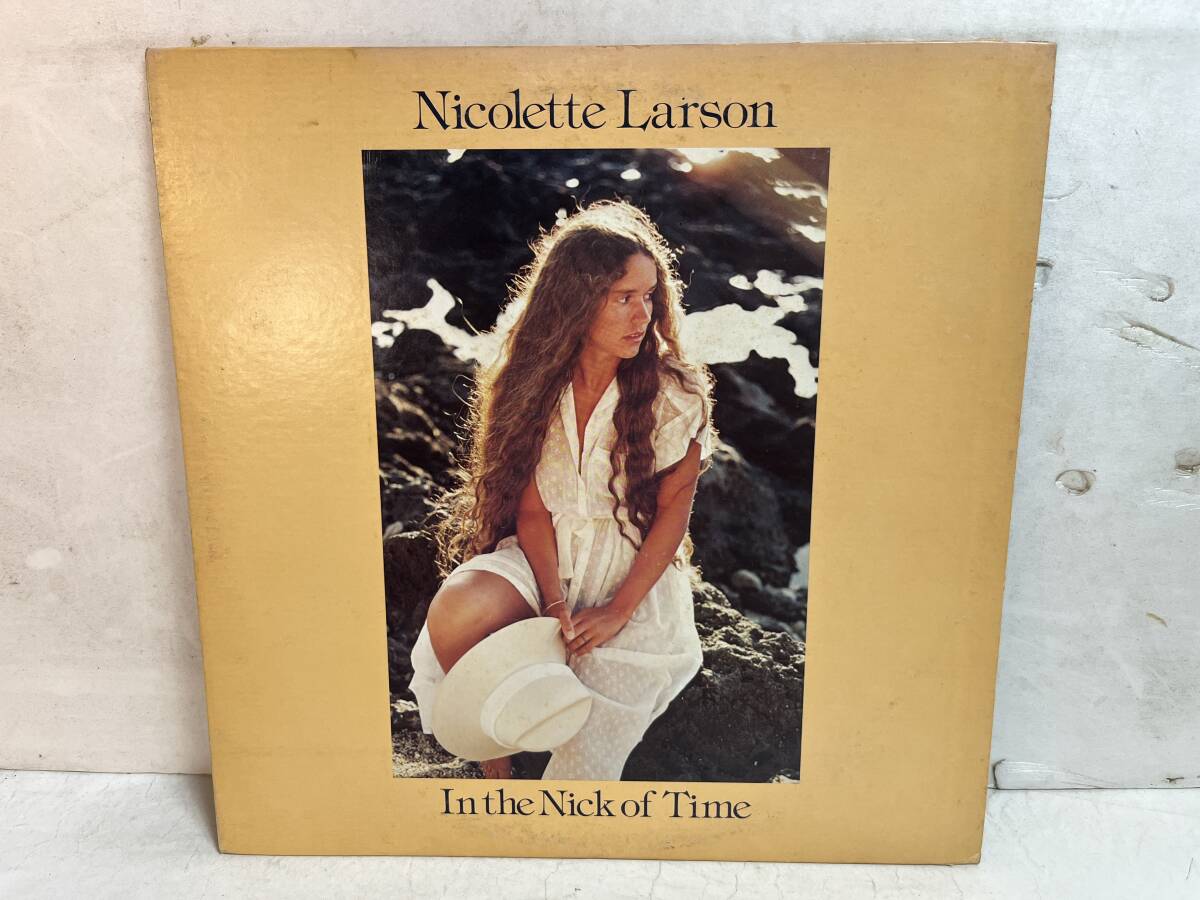50823S 12inch LP★ニコレット・ラーソン/NICOLETTE LARSON/IN THE NICK OF TIME★P-10737W拍卖