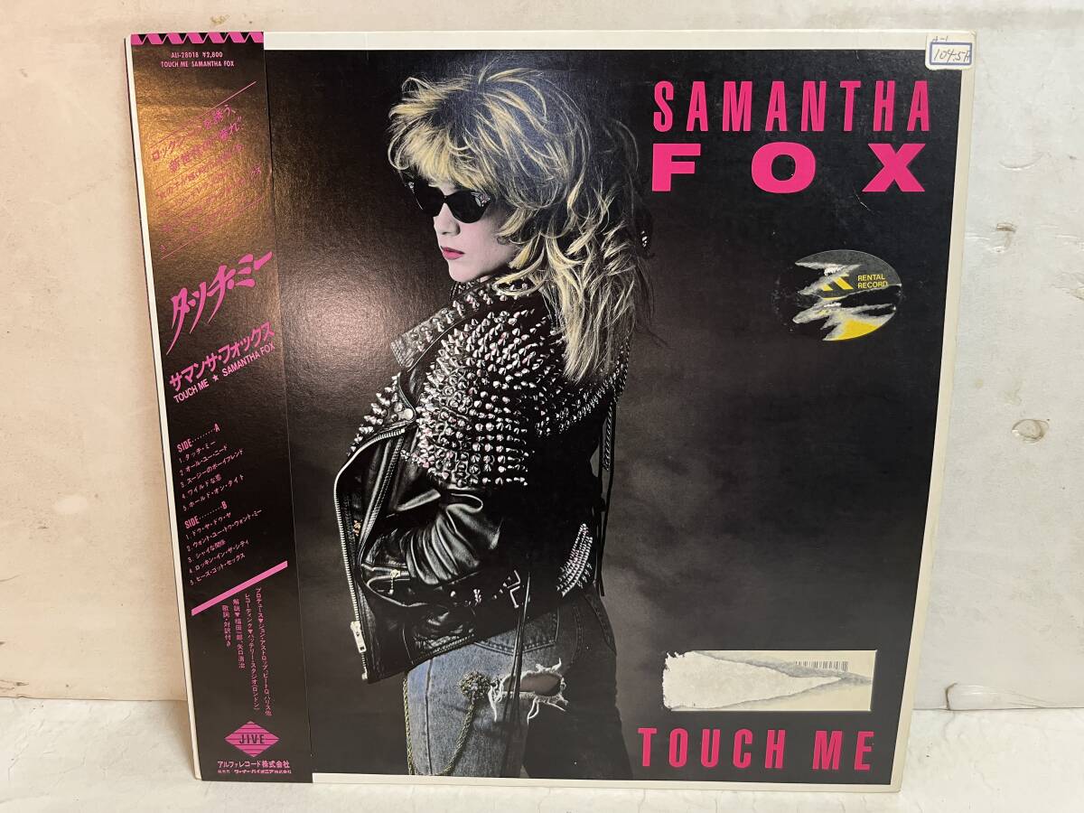 50824S 帯付12inch LP★サマンサ・フォックス/SAMANTHA FOX/TOUCH ME★ALI-28018拍卖
