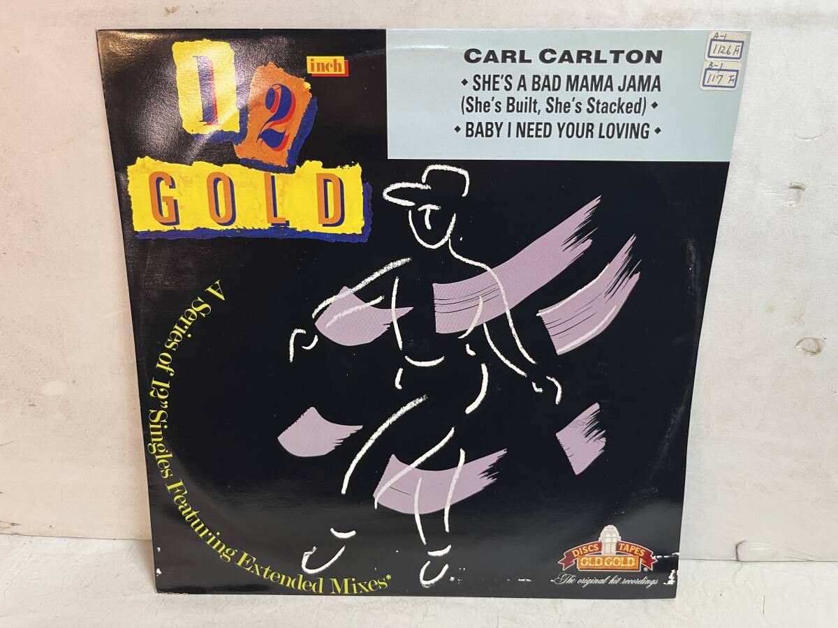 50824S 輸入盤 12inch EP★CARL CARLTON/SHE'S A BAD MAMA JAMA★OG 4189拍卖