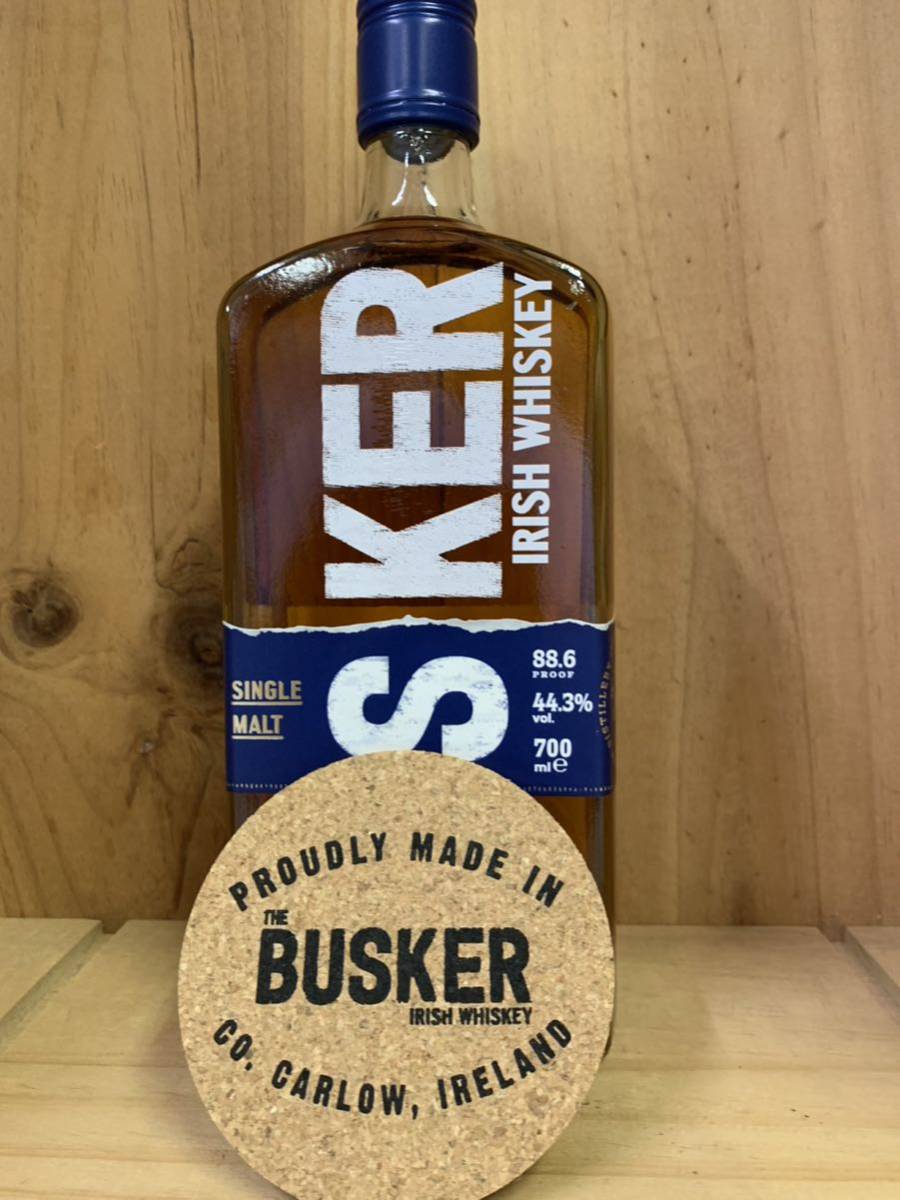 1本~5本 バスカー シングルモルト アイリッシュウイスキー 44.3% 700ml コルクコースター付き拍卖