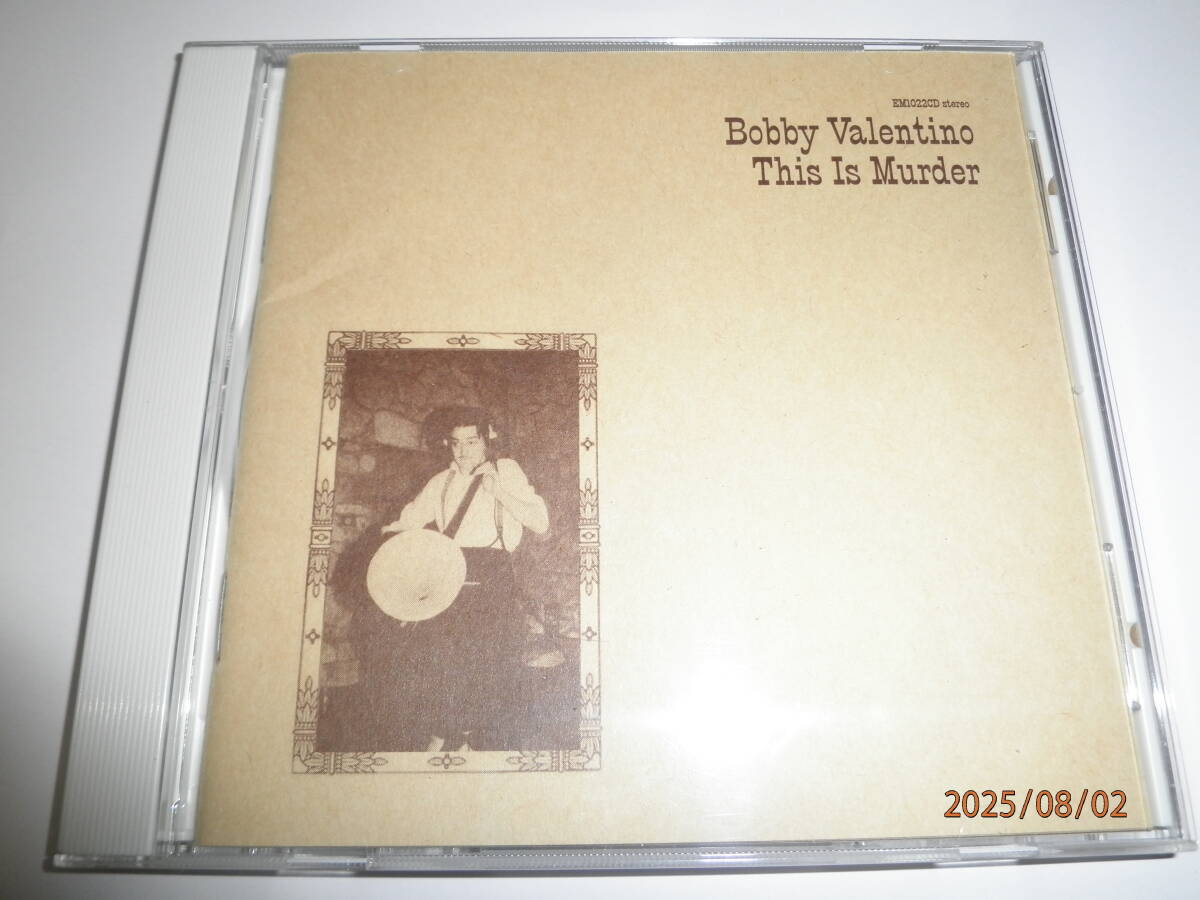 Bobby Valentino CD This Is Murder ボビーバテンテイノ 送180拍卖