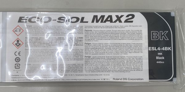 ローランド 純正インク ESL4-4BK 440㏄ ECO-SOL MAX2 440cc エコソルマックス2 新品 未使用拍卖