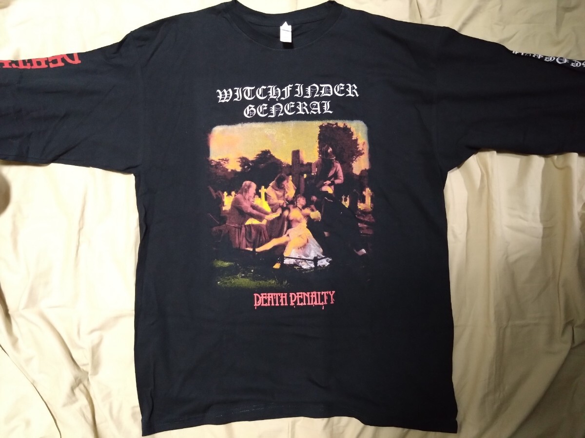 WITCHFINDER GENERAL/ウィッチファインダー・ジェネラル DEATH PENALTY ロング・長袖Tシャツ XLサイズ 新品・未着用拍卖