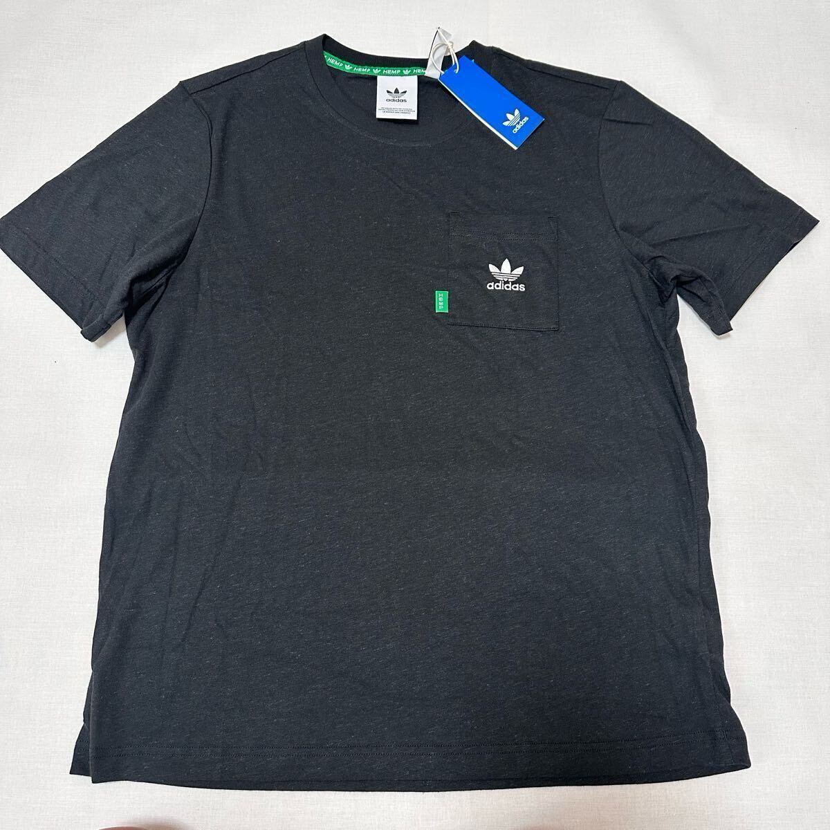 新品 定価4730円 アディダス オリジナルス 半袖 Tシャツ 2XL XXL ブラック メンズ adidas 黒 トレフォイル HR8623拍卖