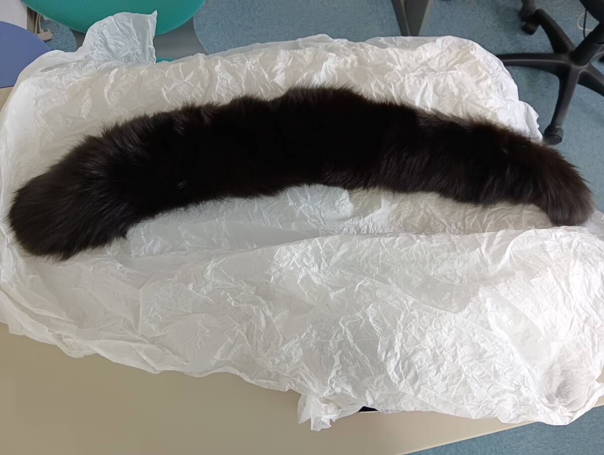 【SAGA FOX サガ フォックス 毛皮 ブラウン系 襟巻き マフラー 】拍卖