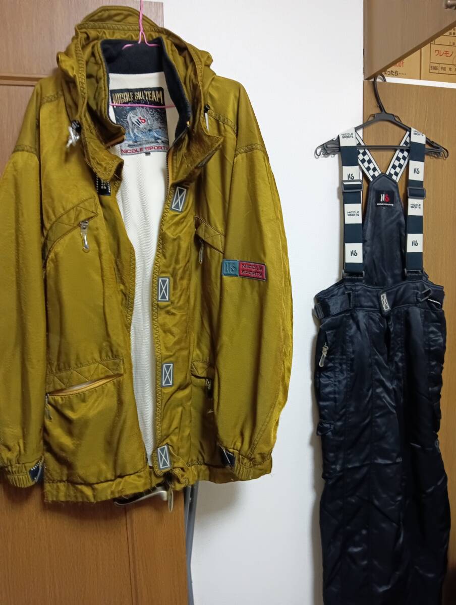 【スキーウエア NICOLE SPORT ニコルスポーツ LLサイズ 上下セット】拍卖