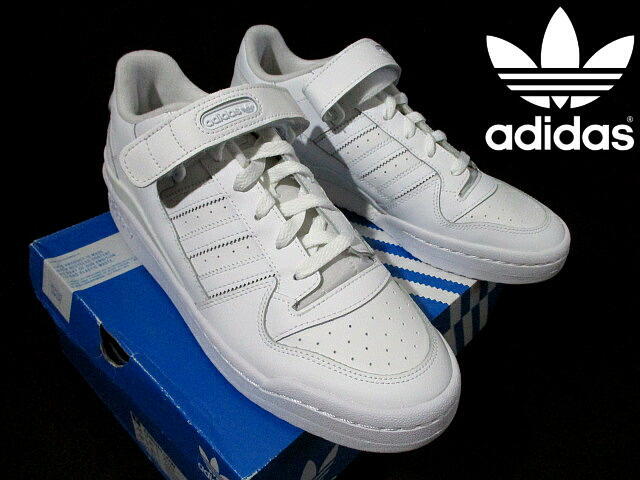 新品 未使用■即決! 安い! アディダス フォーラム ロー FORUM LOW 白 オールホワイト adidas オリジナルス 28cm レザー 天然皮革拍卖