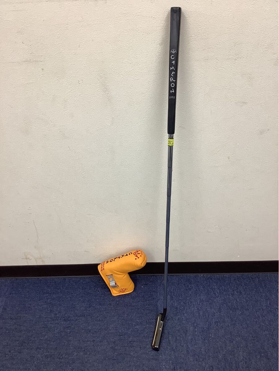 ◯営HM126-T120【埼玉発】スコッティキャメロン STUDIO DESIGN No.2 ガンブルー仕上げ 33インチ オレンジヘッドカバー付き 現状品拍卖