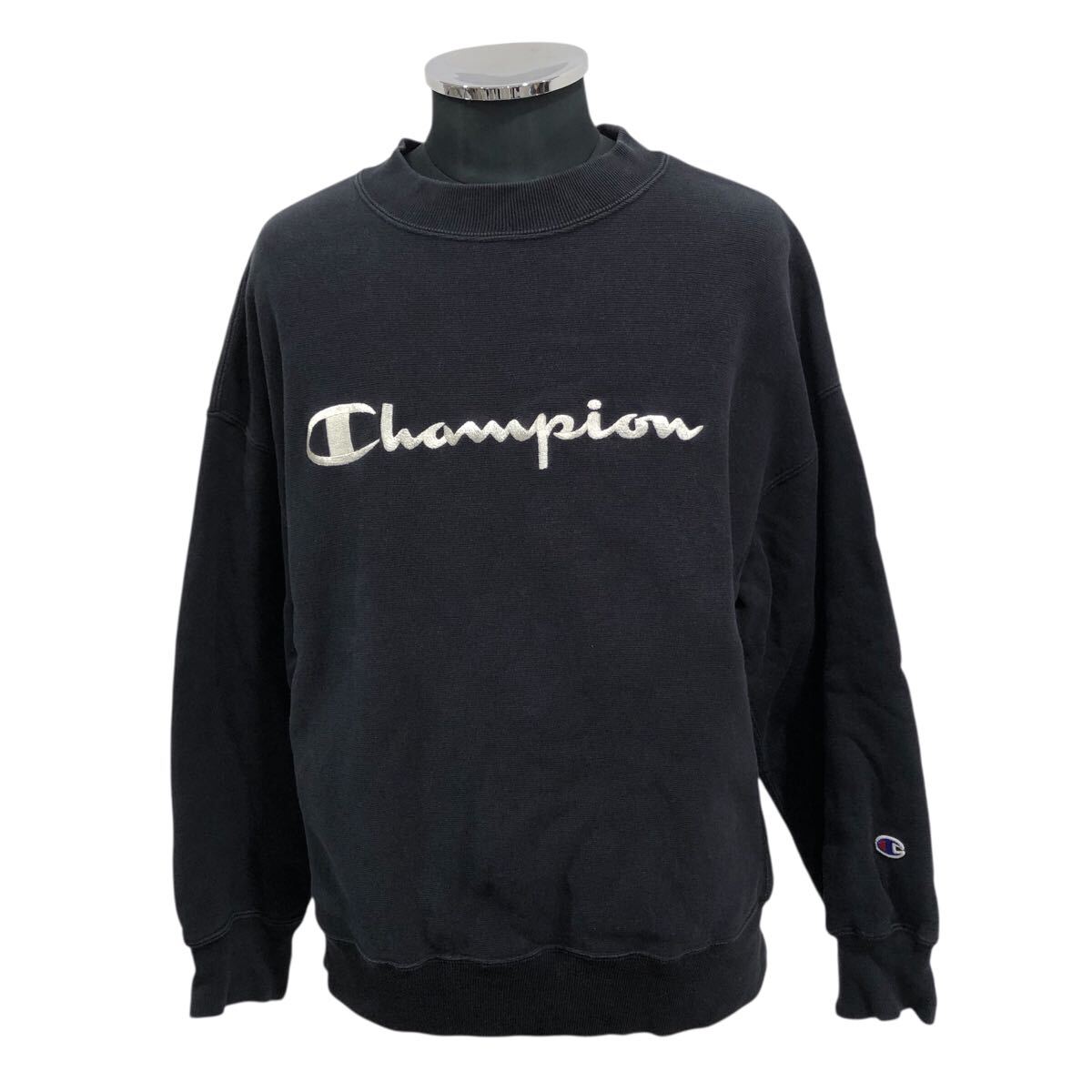 CHAMPION チャンピオン CWSN033 復刻 青単色タグ REVERSE WEAVE リバースウィーブ 長袖 スウェット トレーナー size:M■0726KH①拍卖