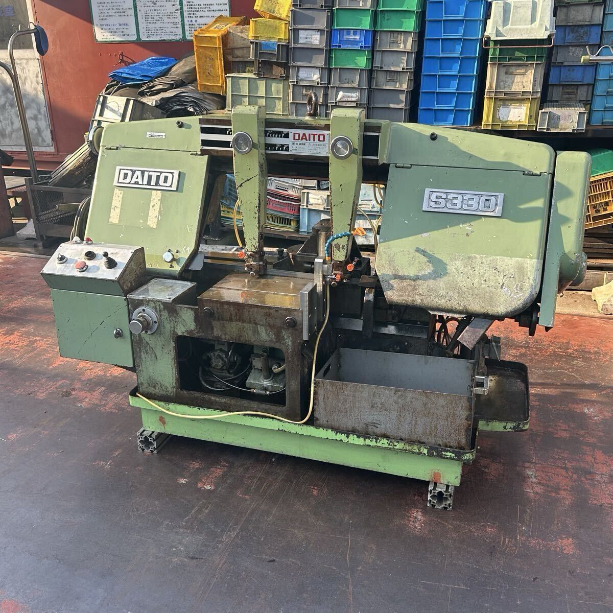 T1788 DAITO 大東 バンドソー 切断機 S330 200V【動作確認済】拍卖