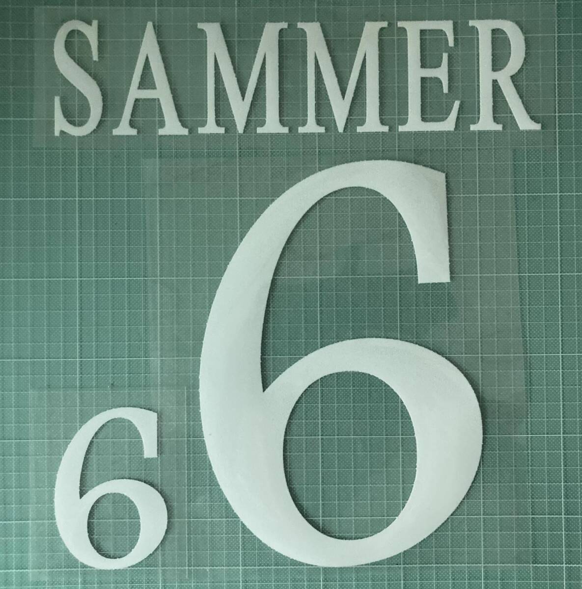 1996-1998 ドイツ代表 x ザマー Sammer マーキング セット (Away)拍卖