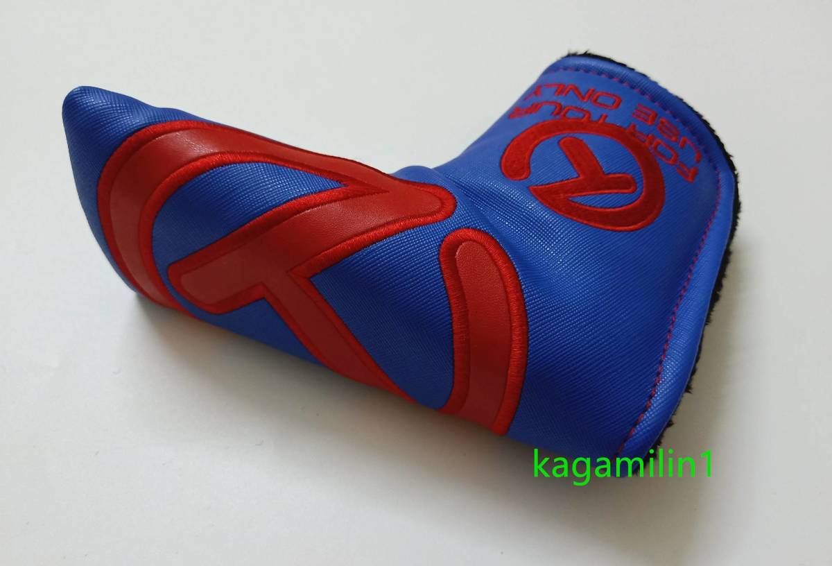 パターカバースコッティキャメロンツアーツアー支給 磁石タイプ開閉 TOUR 青赤拍卖