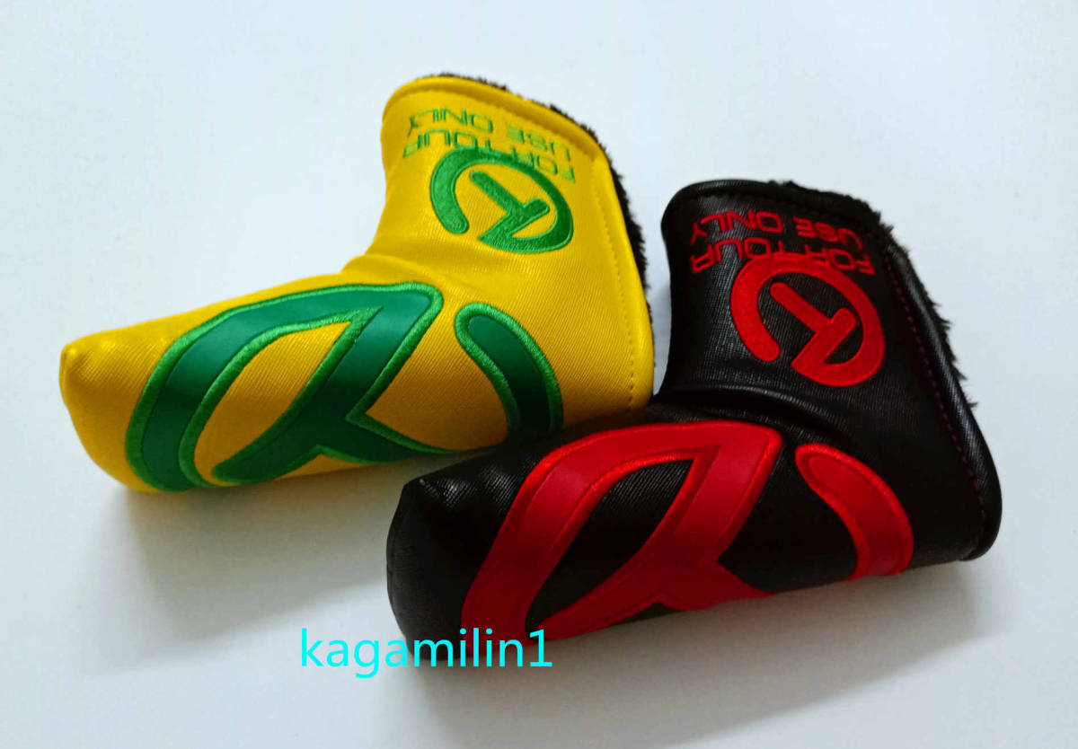 パターカバースコッティキャメロンツアーツアー支給 磁石タイプ開閉 TOUR 赤&黄 2個拍卖