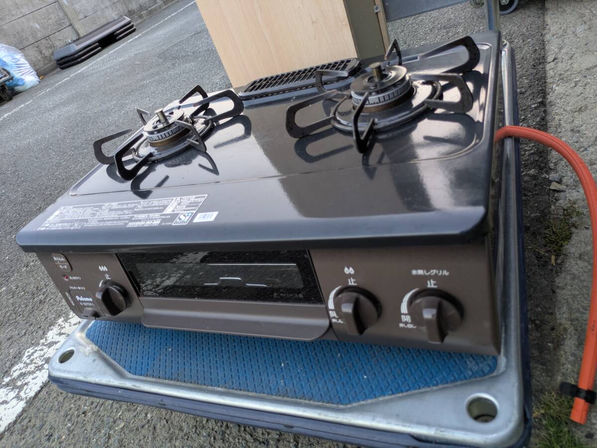 ロマ (Paloma) 幅56㎝コンパクトガステーブル IC-S37DX-L LPガス用 10133484-45874拍卖