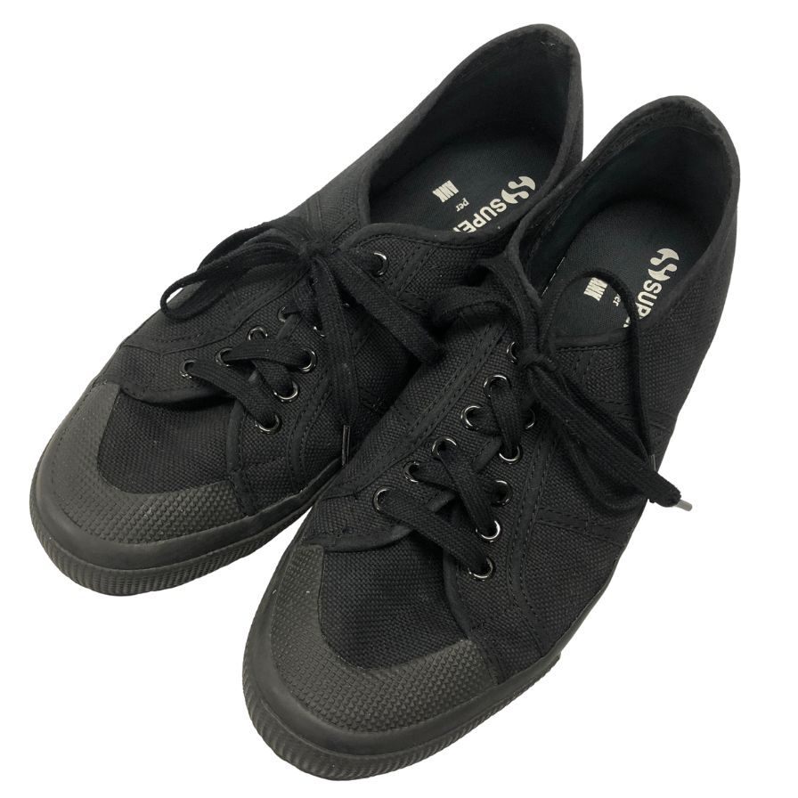 スペルガ スニーカー 2725 NUDE キャンバス メンズ ブラック サイズ43 SUPERGA 約28.0cm【AFC47】拍卖