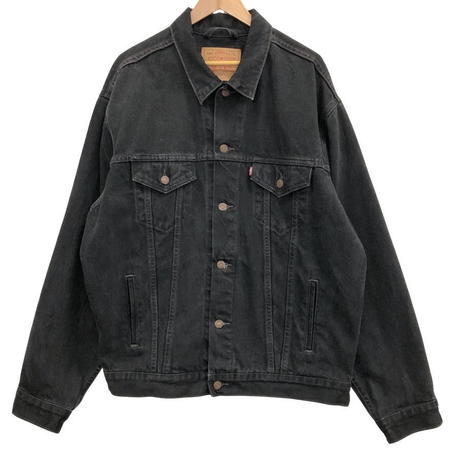 極美品◆ジャケット リーバイス デニムジャケット ブラック 70507-4159 サイズXL LEVIs 【AFB30】拍卖